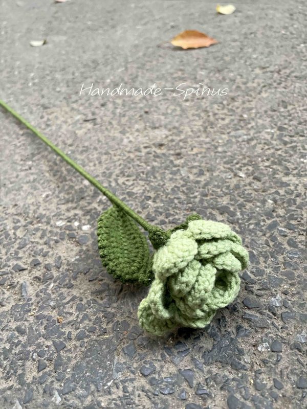 Handmade-Spinus Crochet Knit Flower