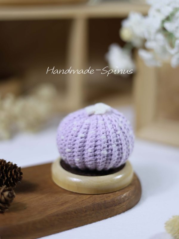 Handmade-Spinus Crochet Knit Cactus Plant Pot